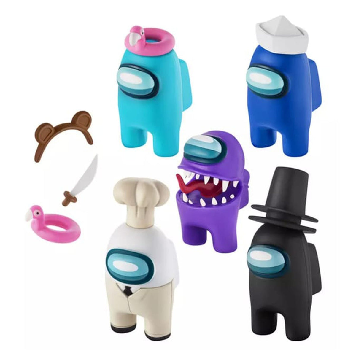 Among Us Crewmate Figures 5 Pack, product image 2