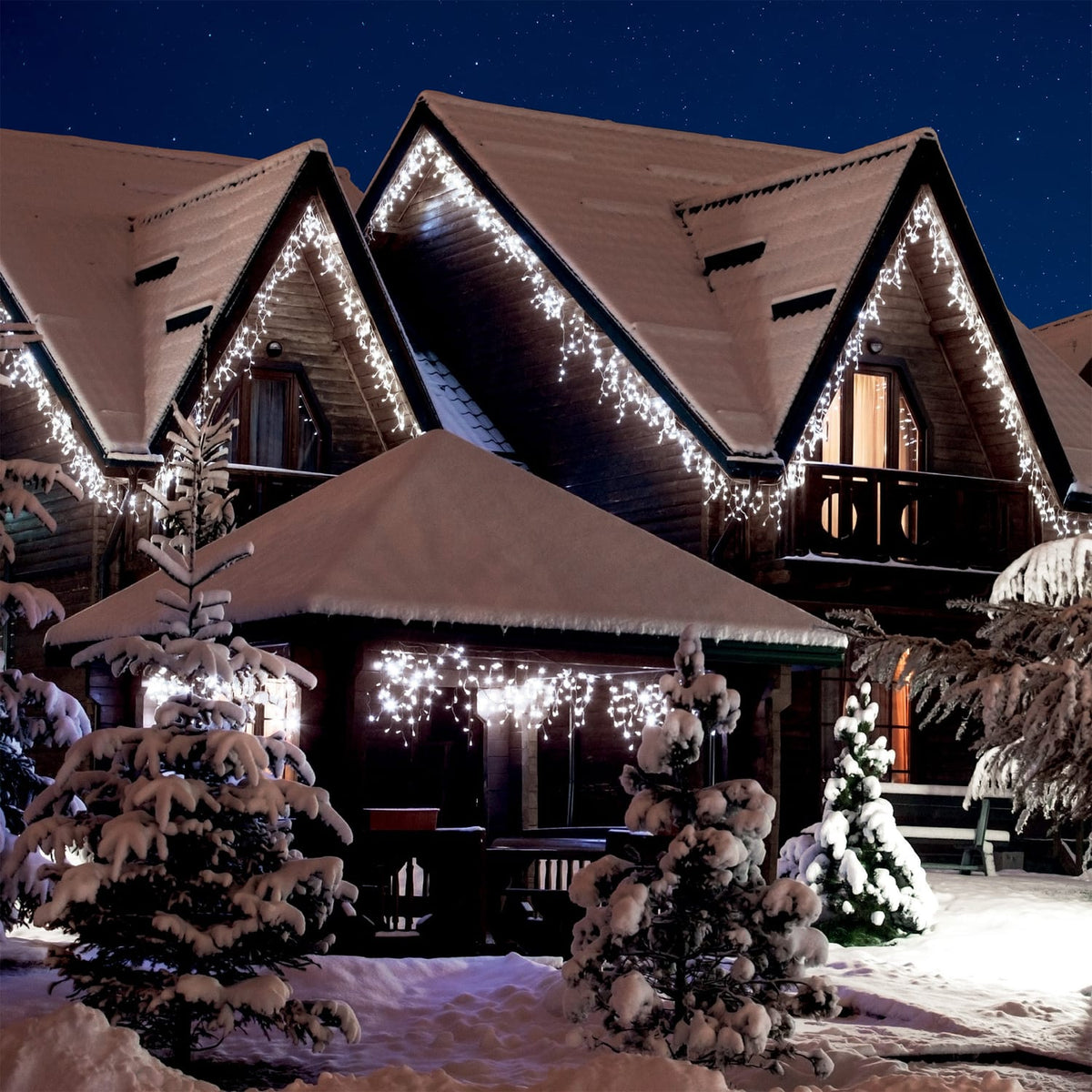 Prestige Mains Operated 600 Gutter Icicle Lights, product image 2