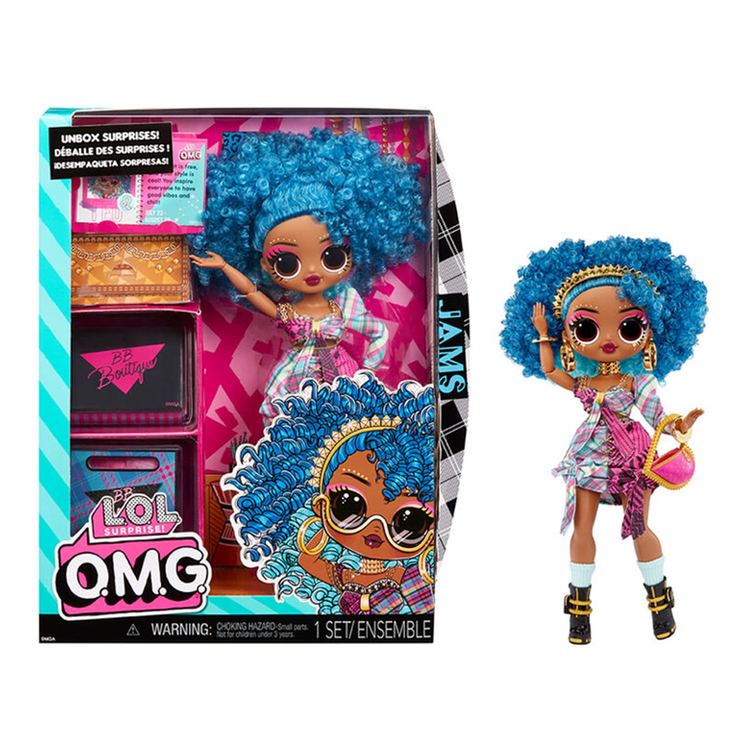 LOL Surprise OMG Jams Fashion Doll with Multiple Surprises