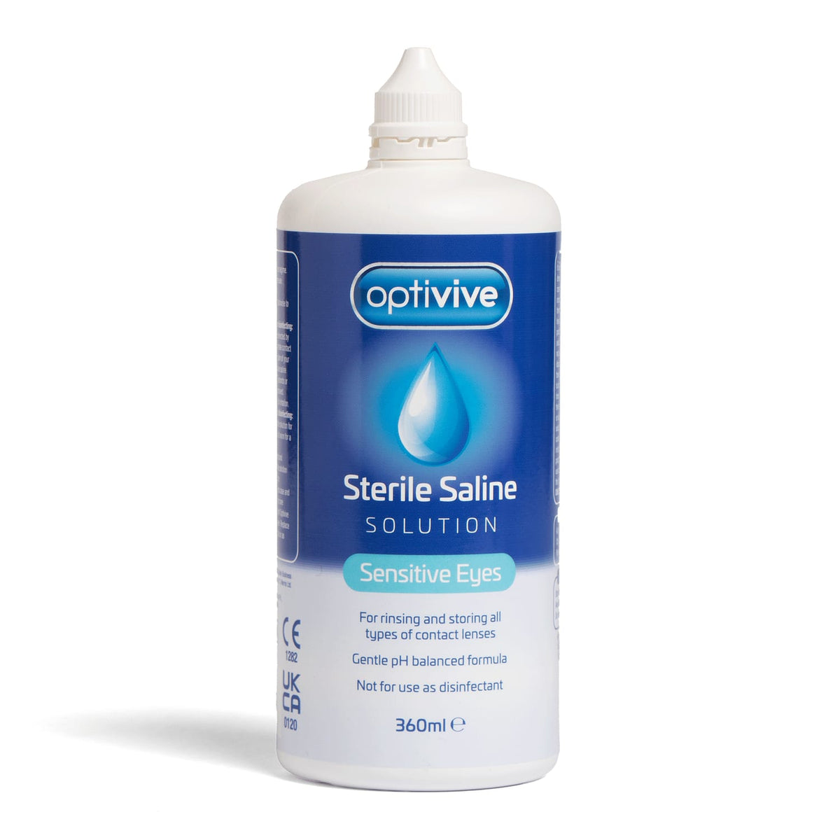 Optivive Sterile Saline Solution Sensitive Eyes 360ml