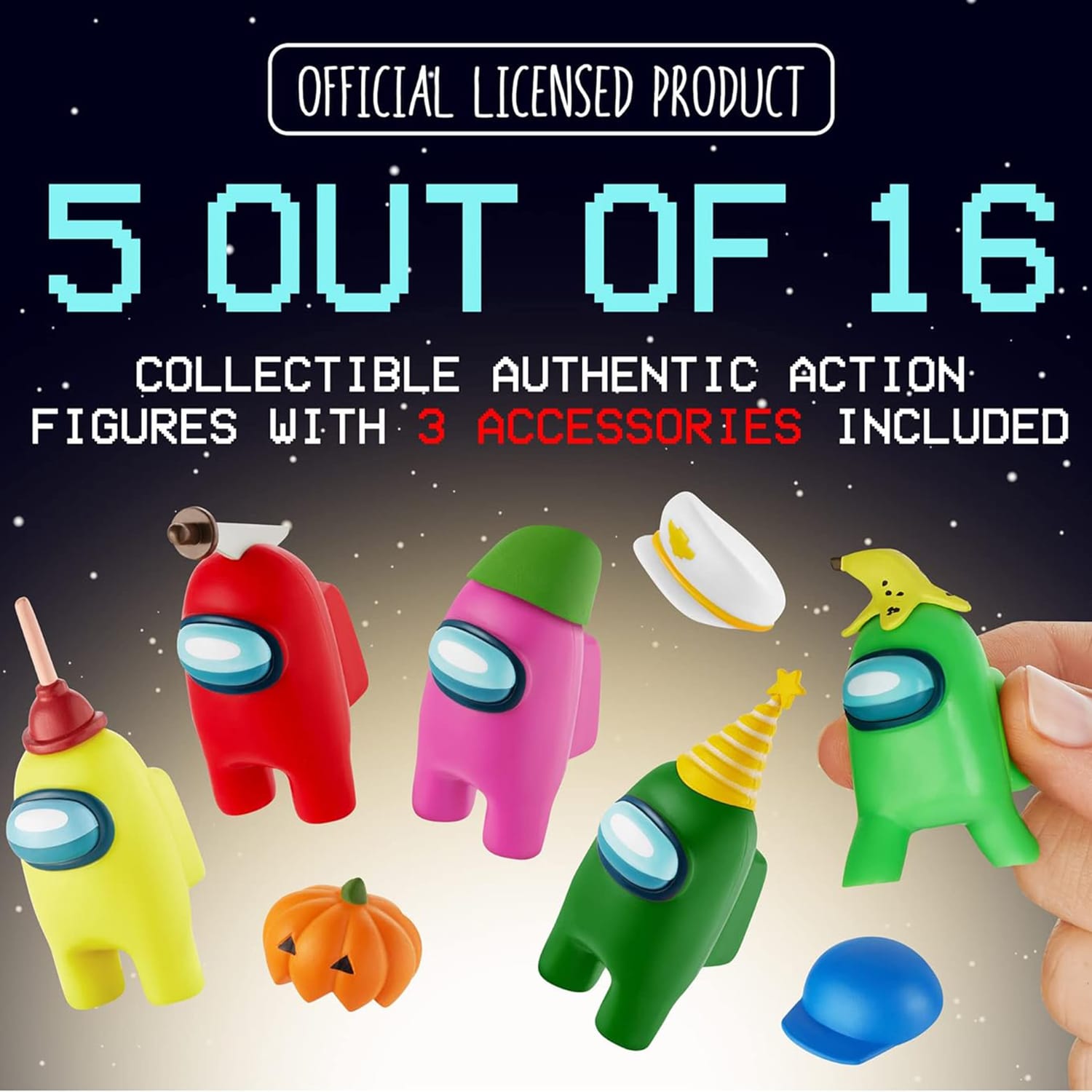 Among Us Crewmate Figures 5 Pack, product image 4