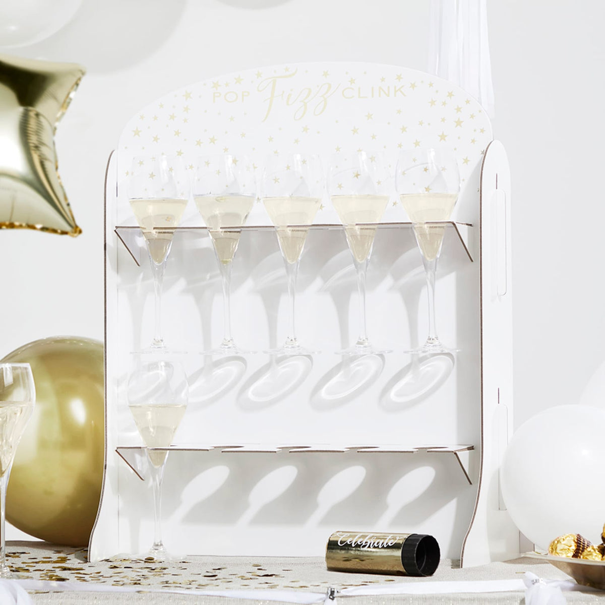 Let's Party Prosecco Wall