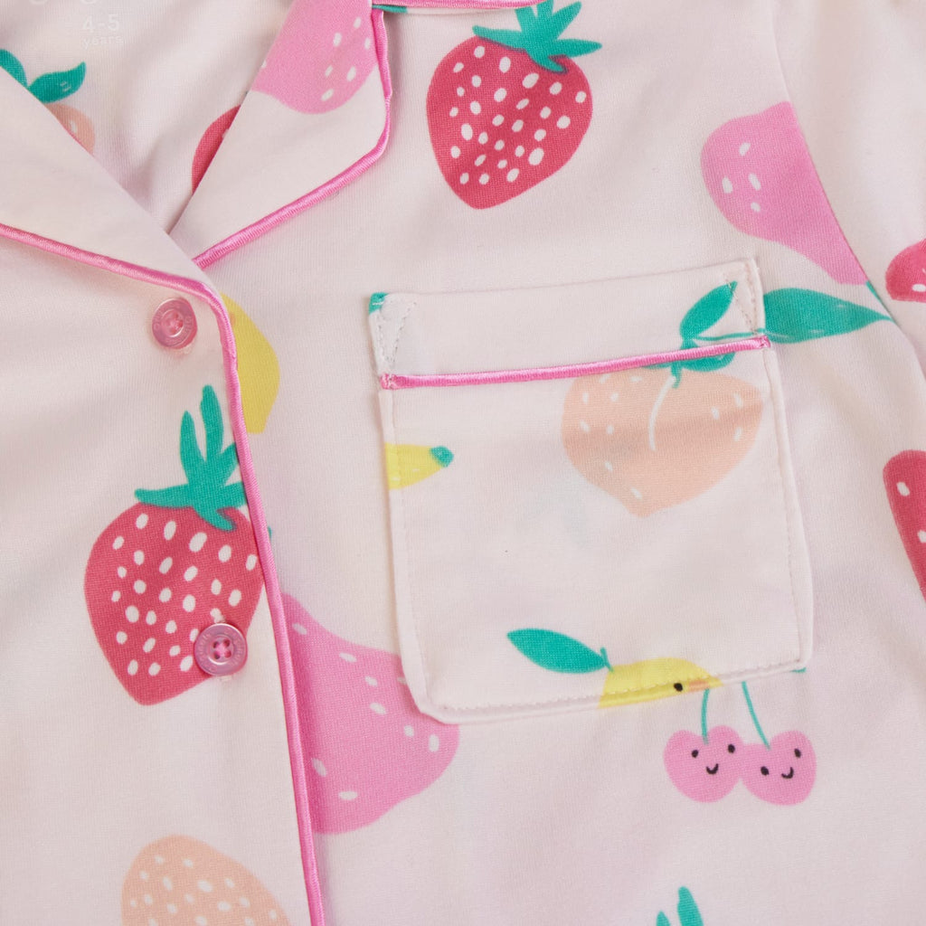 Originals Young Girl Strawberry Button Pyjama Set, product image 2