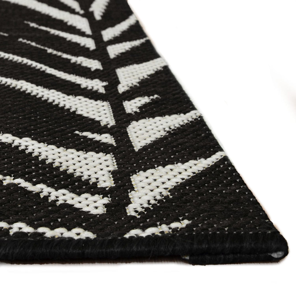 Essentials Tropical Leaf Indoor/Outdoor Rug - Mono, product image 4